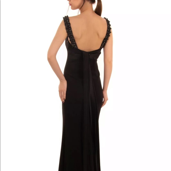 Badgley Mischka trumpet gown - Picture 3 of 11
